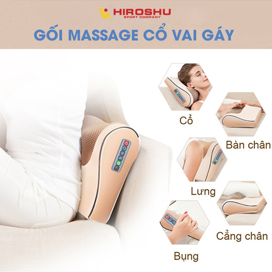 Gối massage cổ vai gáy HS03