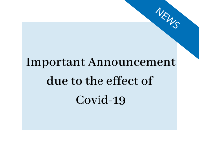 FT-RF Important Announcement due to the effect of Covid-19