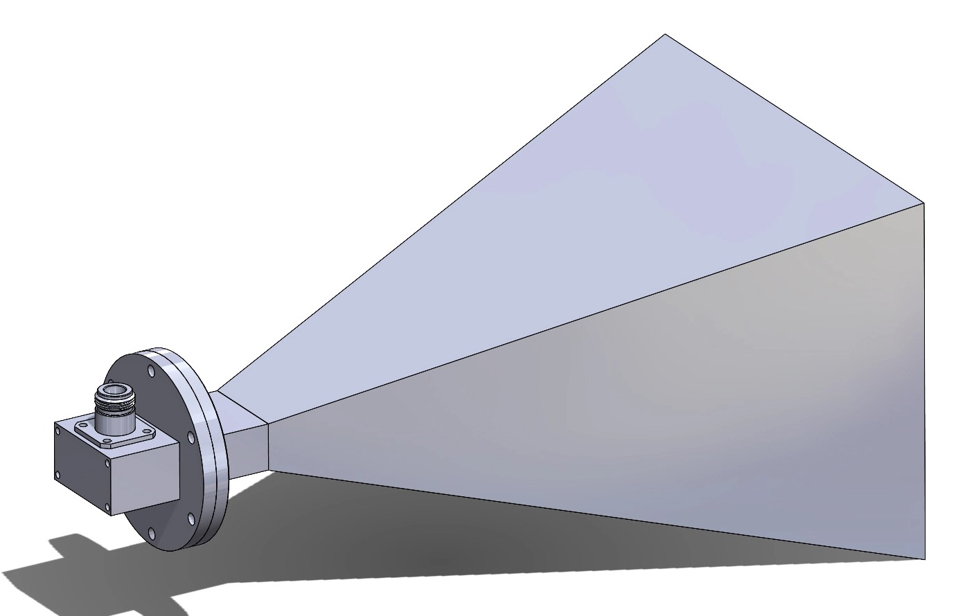 HS-13720A-NF - WR137 5.825GHz to 8.2GHz 20dbi Standard Gain Waveguide ...
