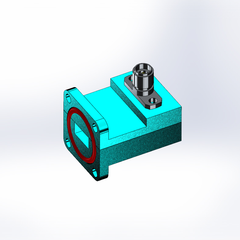 Wr34 WR34 Waveguide to coaxial Adapter 22 GHz to 33 GHz, Flange: PBR, WC-34 ...