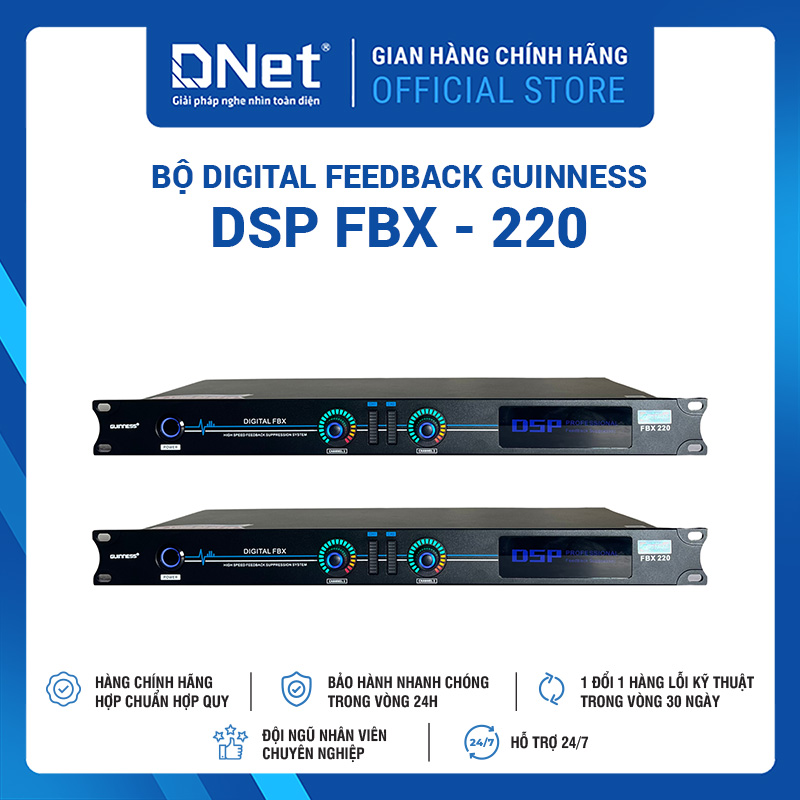 Bộ Digital Feedback GUINNESS DSP FBX - 220