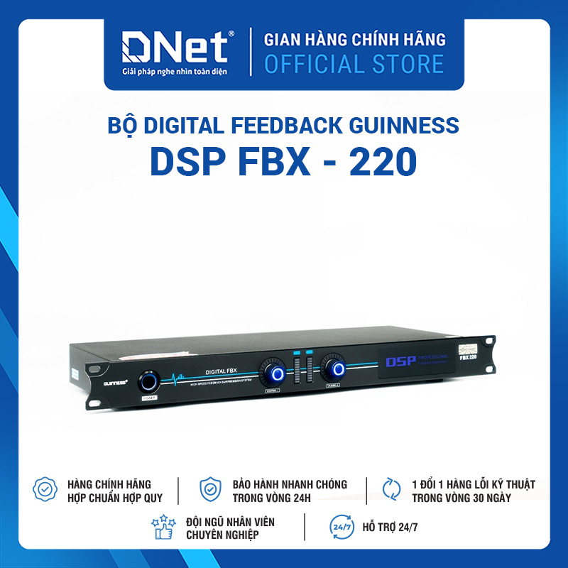 Bộ Digital Feedback GUINNESS DSP FBX - 220