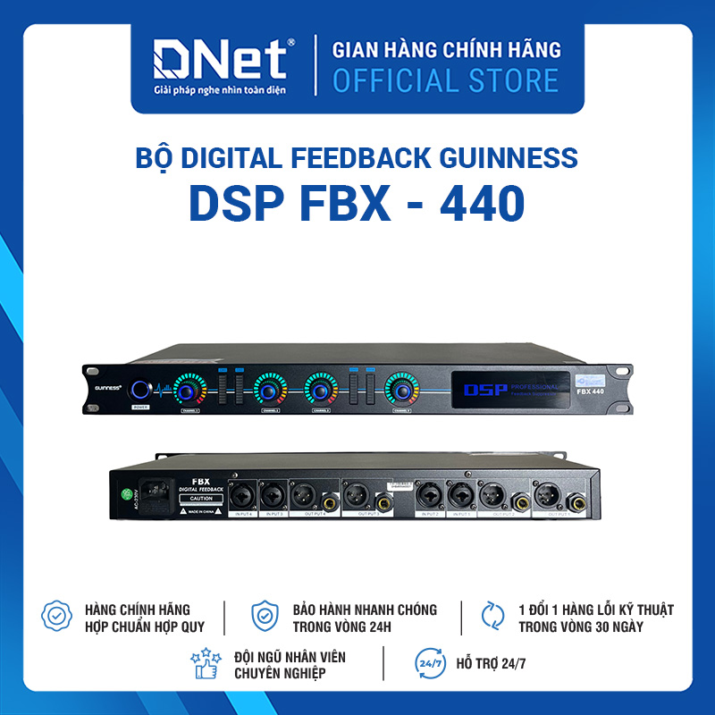 Bộ Digital Feedback GUINNESS DSP FBX - 440