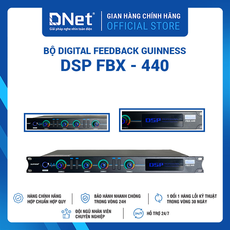 Bộ Digital Feedback GUINNESS DSP FBX - 440
