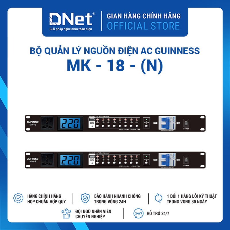 Bộ Quản Lý Nguồn Điện AC GUINNESS MK - 18 - (N)