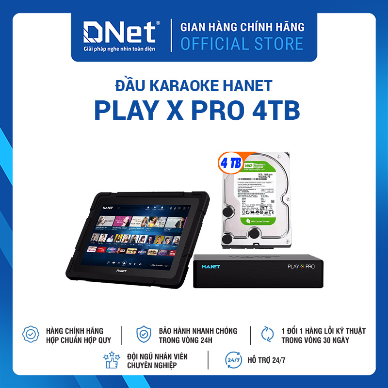 Đầu Karaoke Hanet Play X Pro 4TB