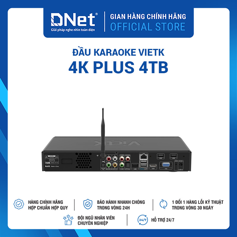 Đầu VietK 4K Plus 4TB