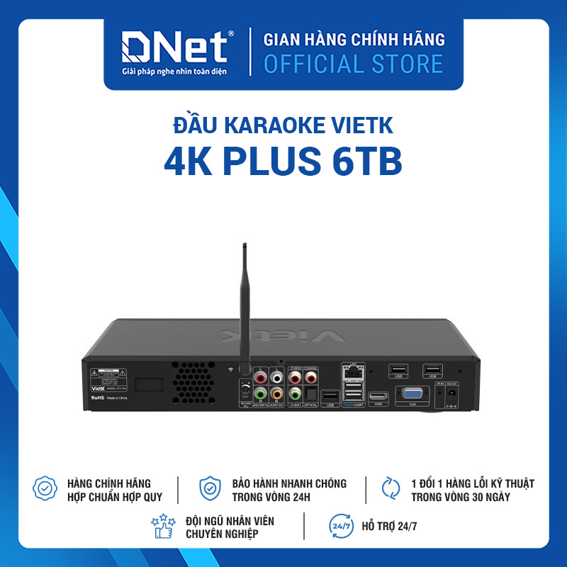Đầu VietK 4K Plus 6TB