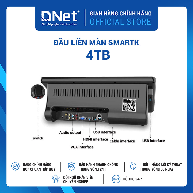 Đầu Liền Màn 4TB SMARTK