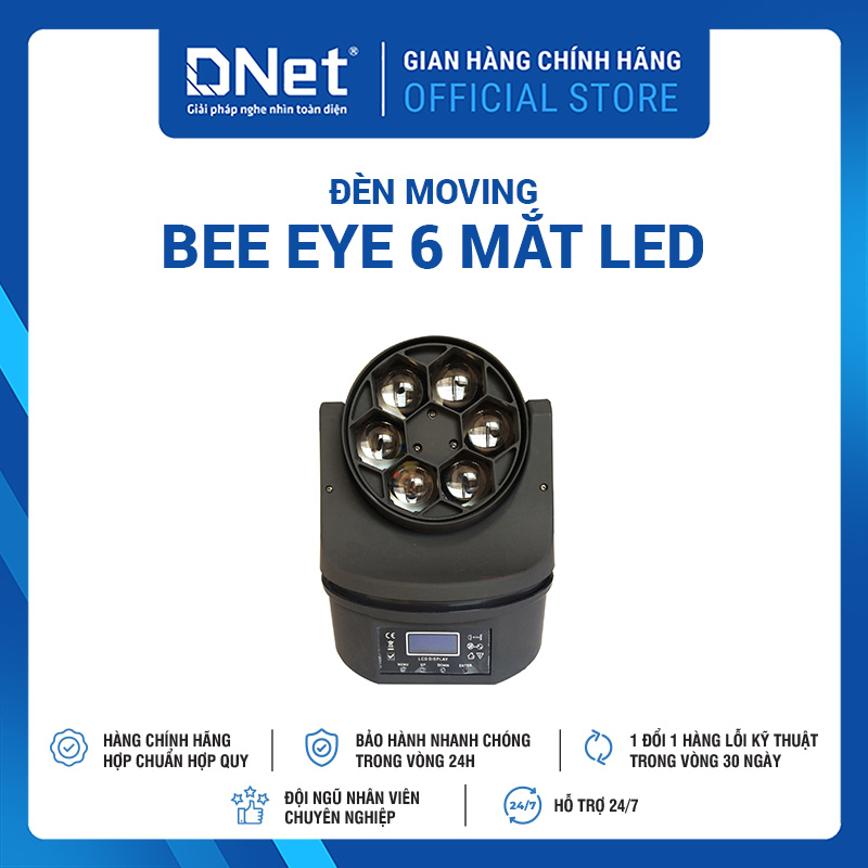 Đèn Moving Bee Eye 6 Mắt Led