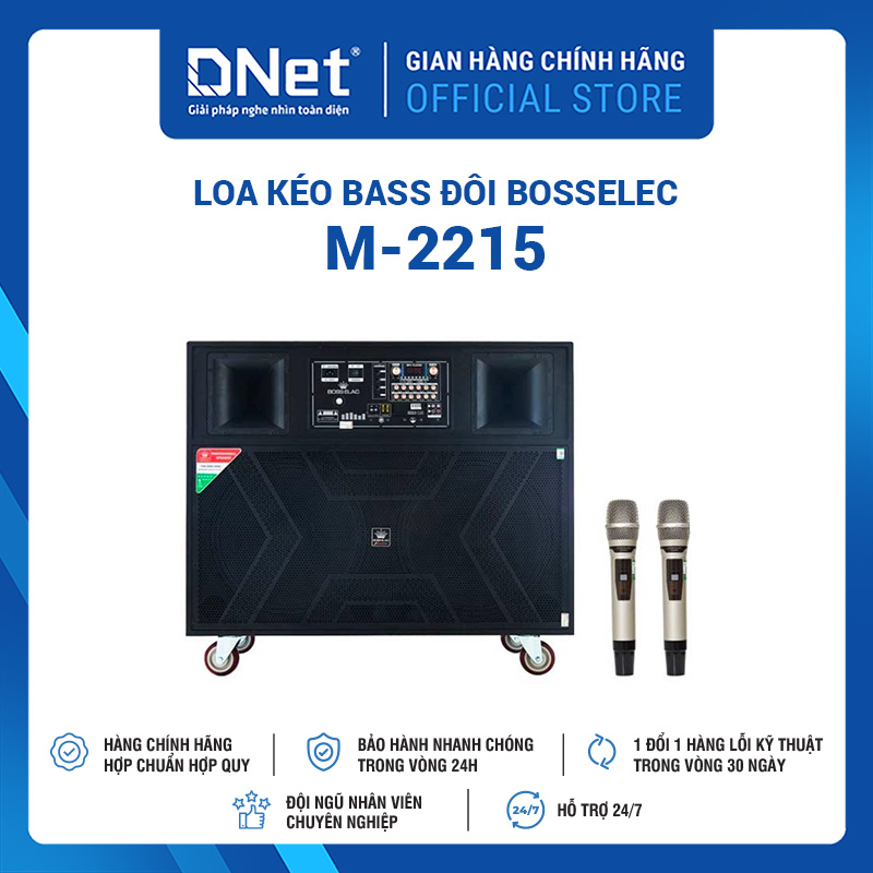 LOA KÉO BASS ĐÔI BOSSELEC M-2215