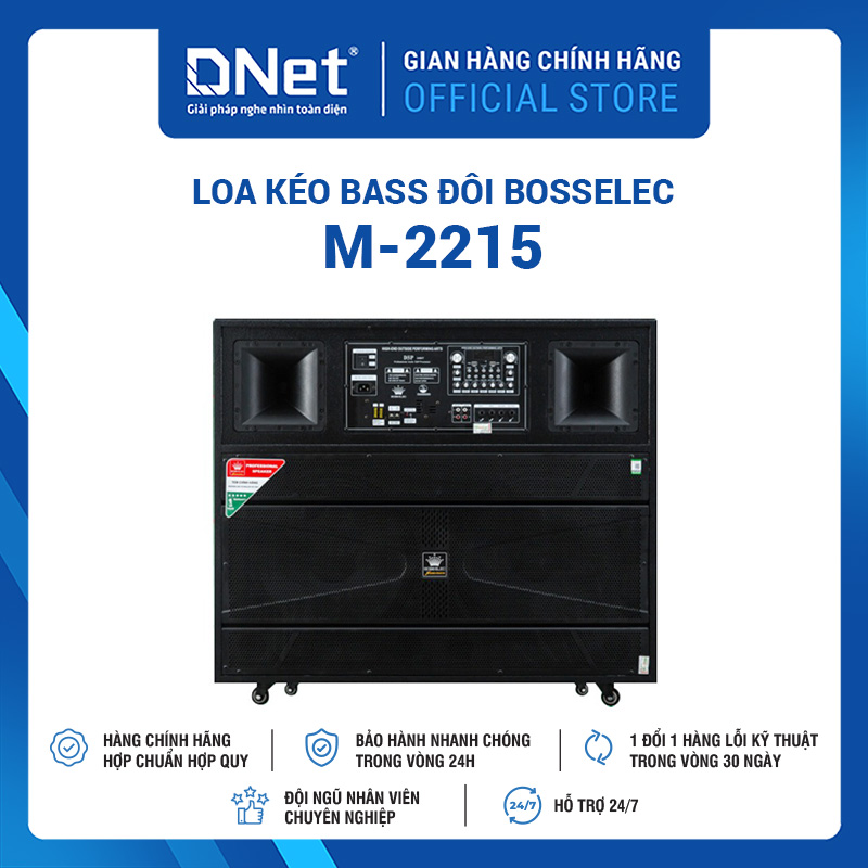 LOA KÉO BASS ĐÔI BOSSELEC M-2215