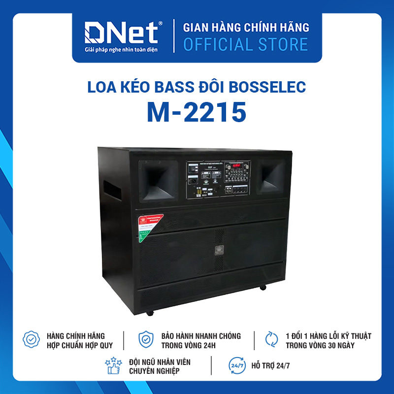 LOA KÉO BASS ĐÔI BOSSELEC M-2215