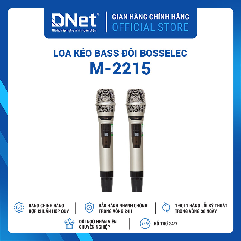 LOA KÉO BASS ĐÔI BOSSELEC M-2215