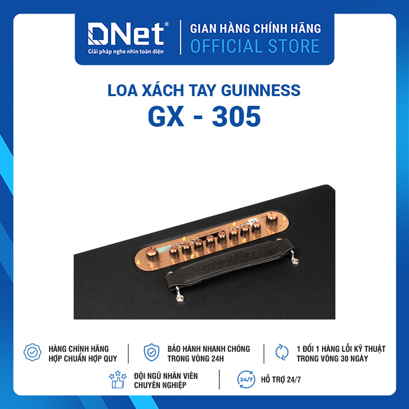 Loa xách tay GUINNESS GX - 305 KARAOKE THẾ HỆ MỚI