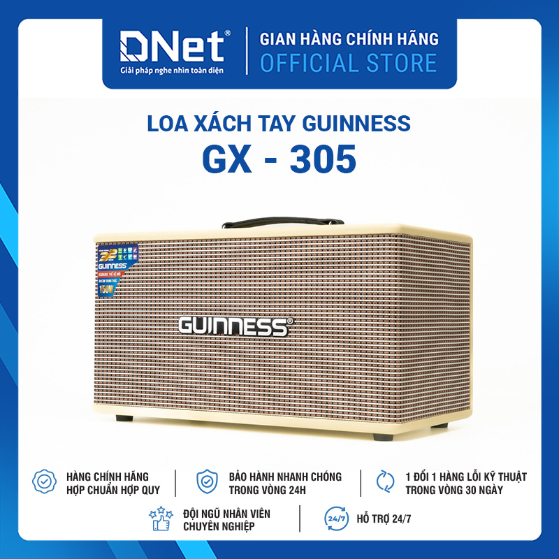 Loa xách tay GUINNESS GX - 305 KARAOKE THẾ HỆ MỚI
