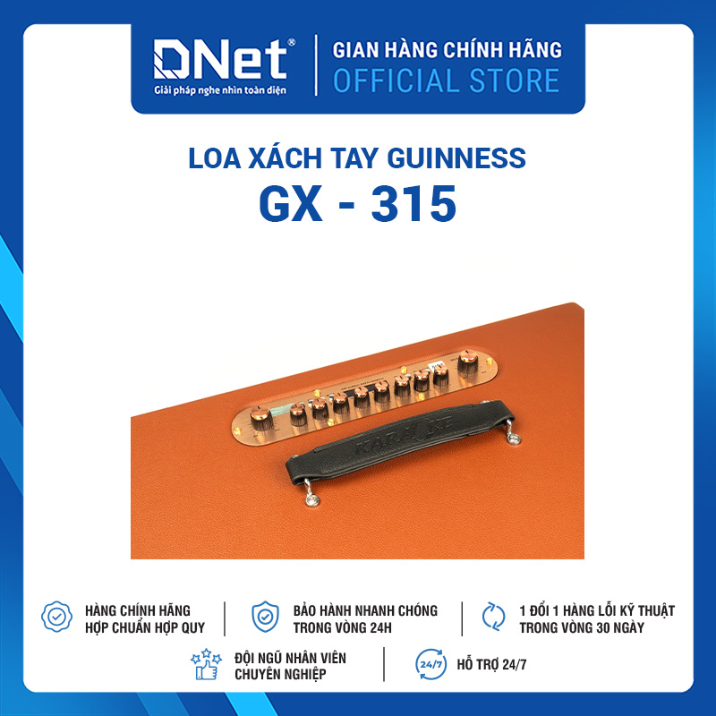 Loa Xách Tay GUINNESS GX - 315 KARAOKE THẾ HỆ MỚI