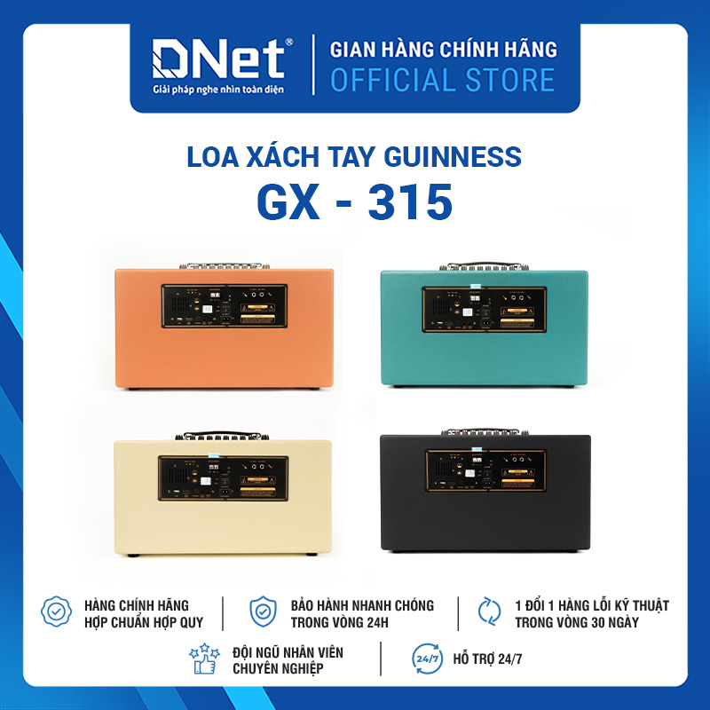 Loa Xách Tay GUINNESS GX - 315 KARAOKE THẾ HỆ MỚI