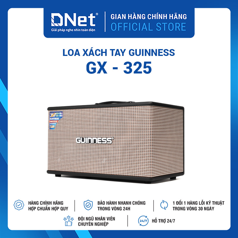 Loa Xách Tay GUINNESS GX - 325 KARAOKE THẾ HỆ MỚI