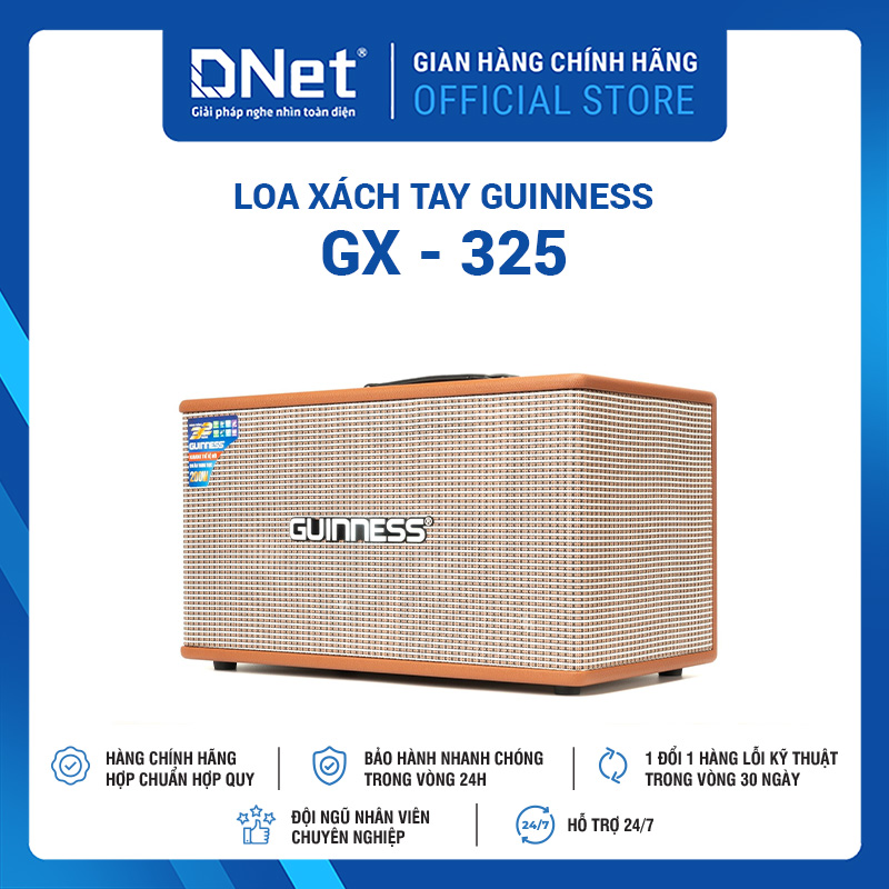 Loa Xách Tay GUINNESS GX - 325 KARAOKE THẾ HỆ MỚI