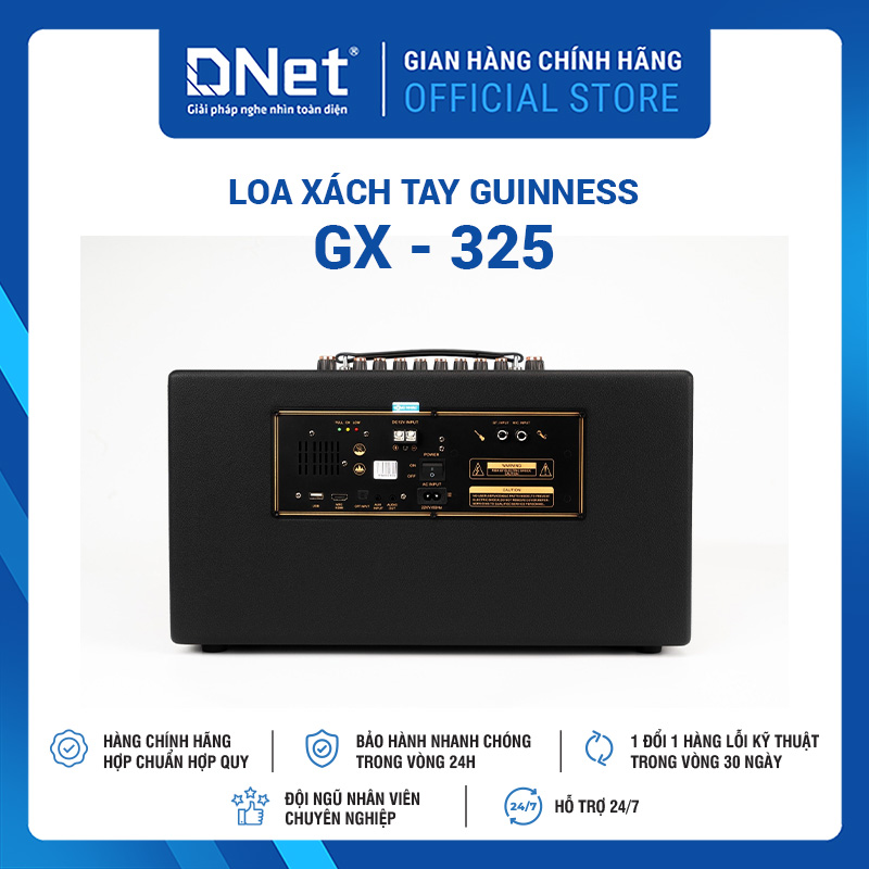 Loa Xách Tay GUINNESS GX - 325 KARAOKE THẾ HỆ MỚI