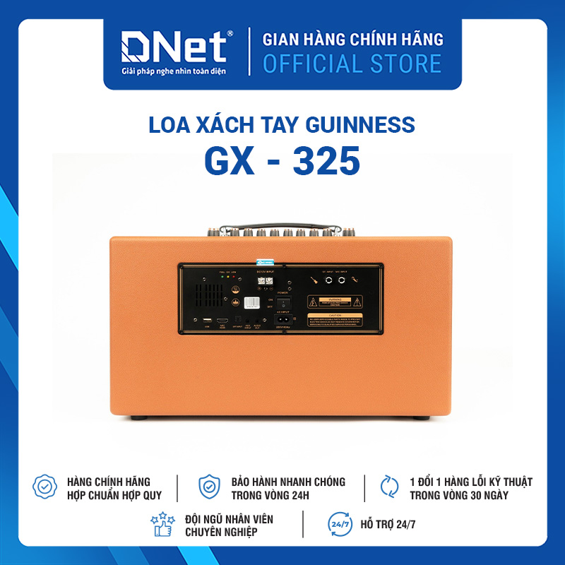 Loa Xách Tay GUINNESS GX - 325 KARAOKE THẾ HỆ MỚI