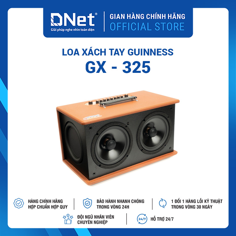 Loa Xách Tay GUINNESS GX - 325 KARAOKE THẾ HỆ MỚI