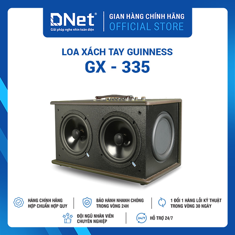 Loa Xách Tay GUINNESS GX - 335 KARAOKE THẾ HỆ MỚI 2025