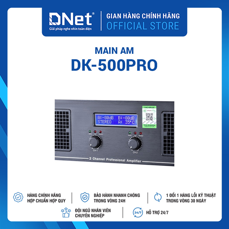 MAIN CÔNG SUẤT AM DK-500PRO