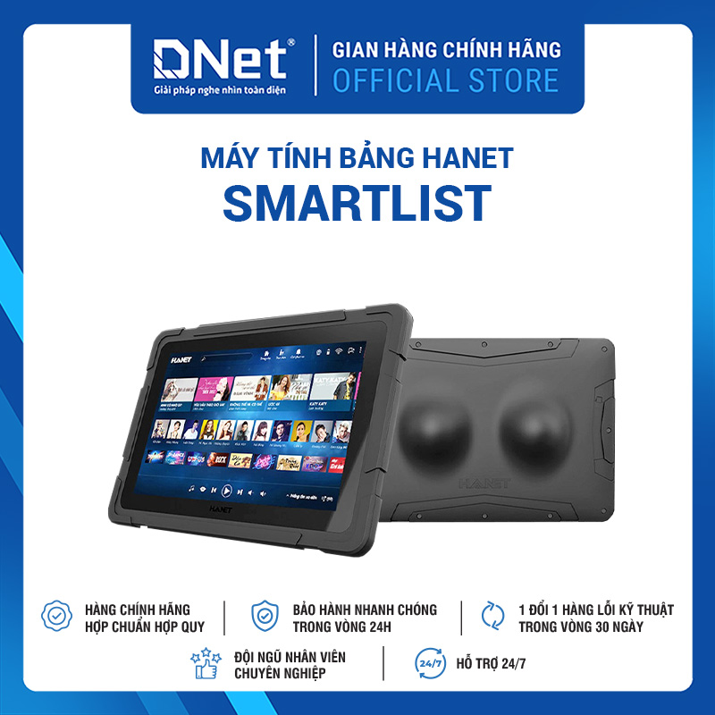 MÁY TÍNH BẢNG HANET SMARTLIST