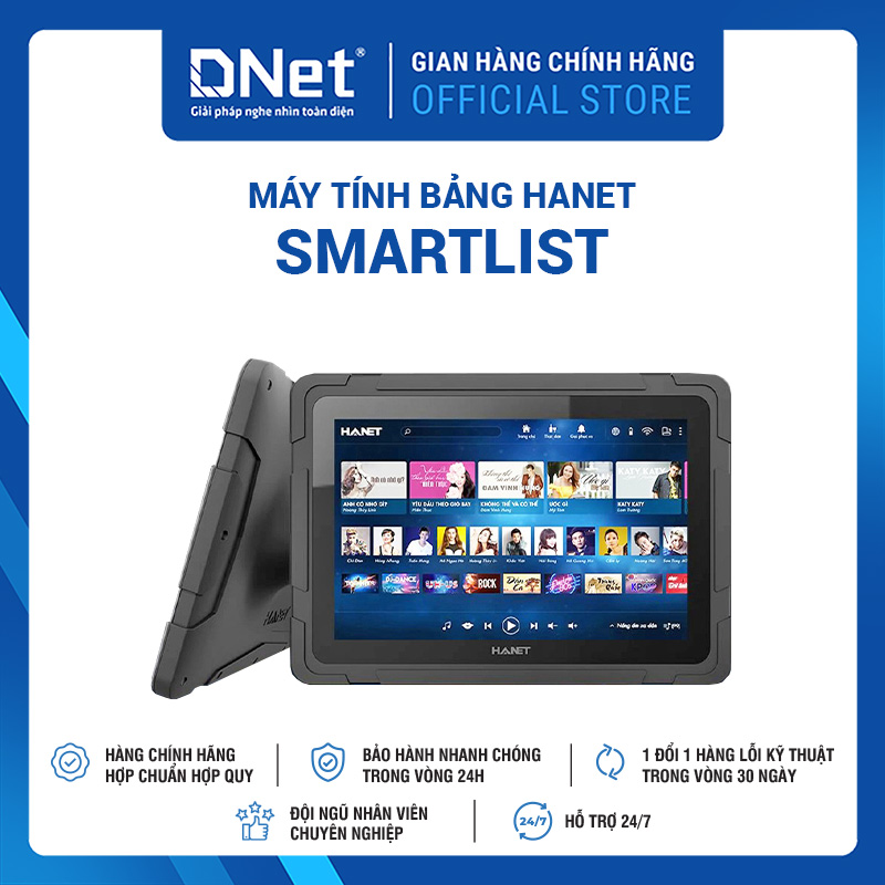 MÁY TÍNH BẢNG HANET SMARTLIST