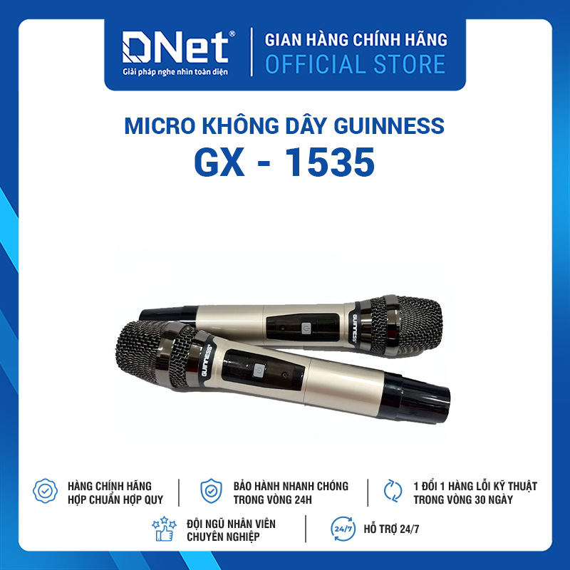 MICRO KHÔNG DÂY GUINNESS GX - 1535