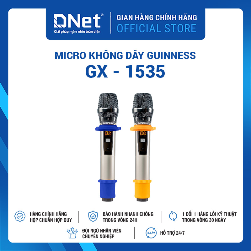 MICRO KHÔNG DÂY GUINNESS GX - 1535