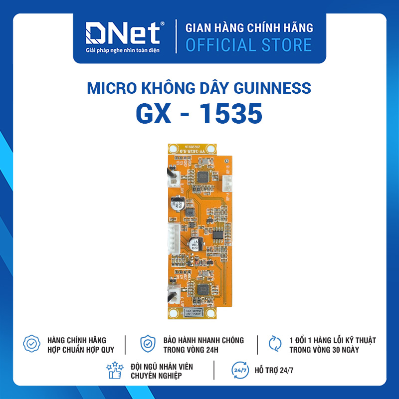 MICRO KHÔNG DÂY GUINNESS GX - 1535