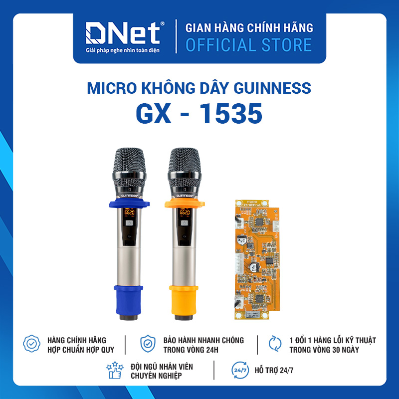 MICRO KHÔNG DÂY GUINNESS GX - 1535