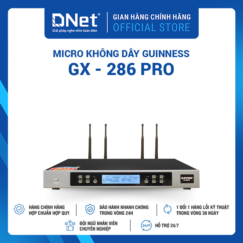 Micro Không Dây GUINNESS GX - 286 Pro