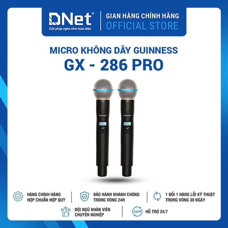 Micro Không Dây GUINNESS GX - 286 Pro