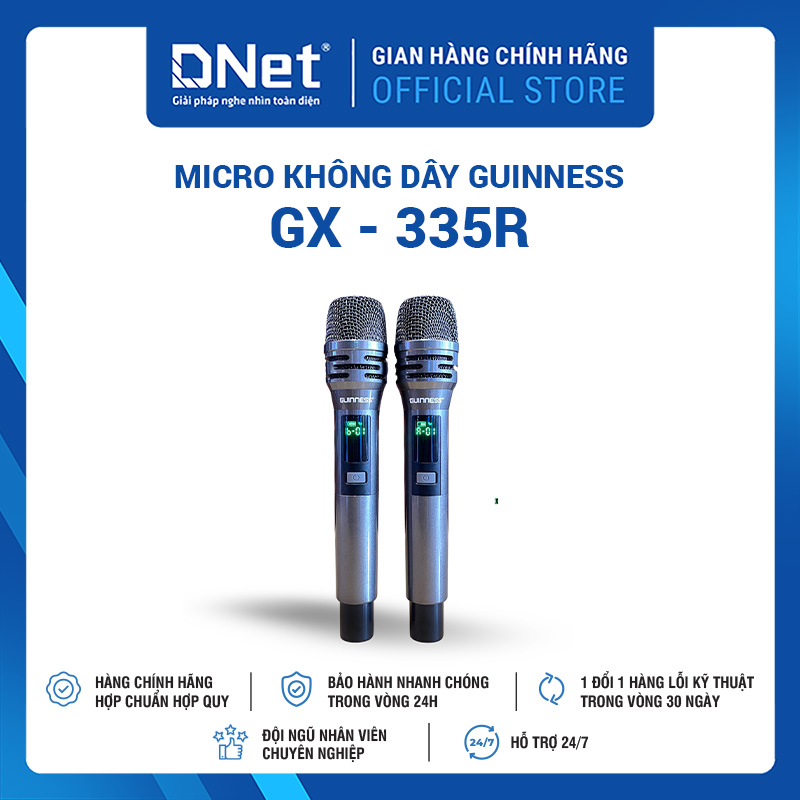 Micro Không Dây Guinness GX - 335R