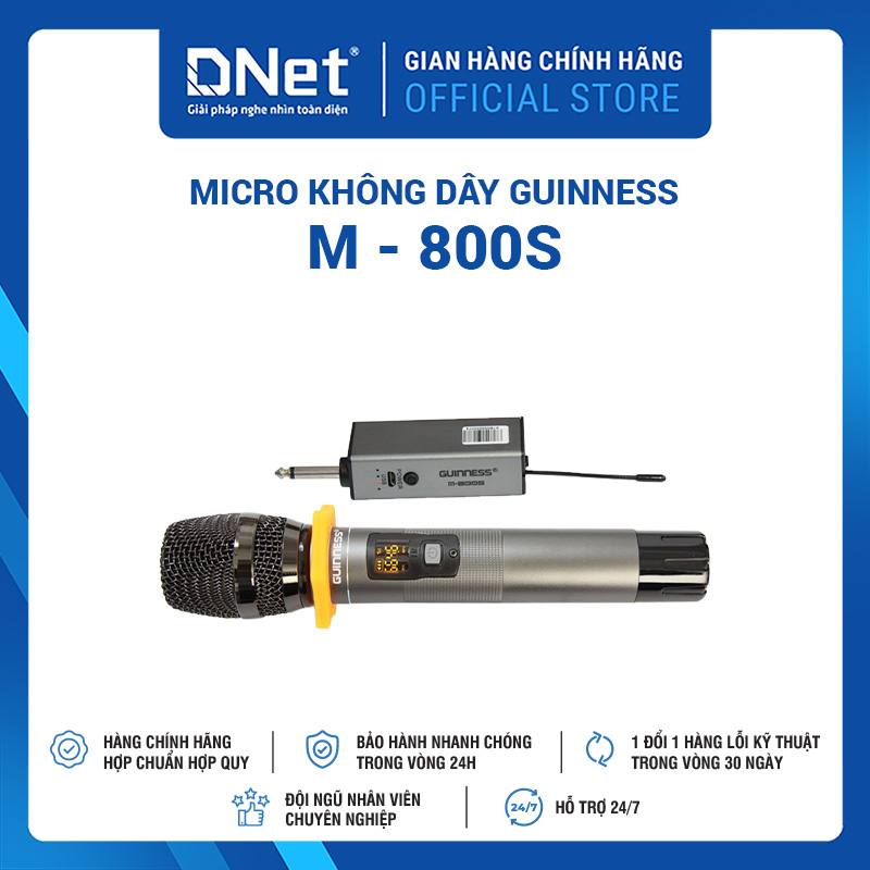Micro Karaoke Không Dây GUINNESS M - 800S