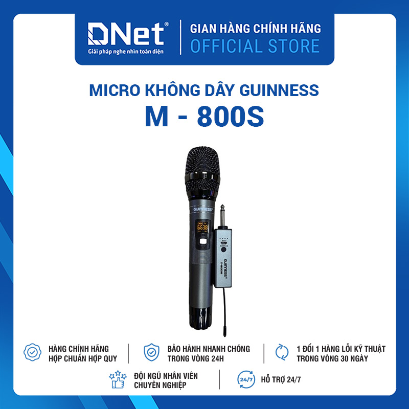 Micro Karaoke Không Dây GUINNESS M - 800S
