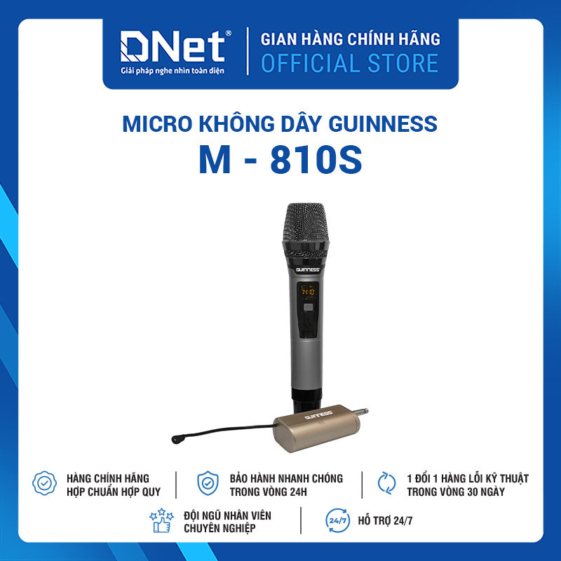 Micro Không Dây GUINNESS M - 810S