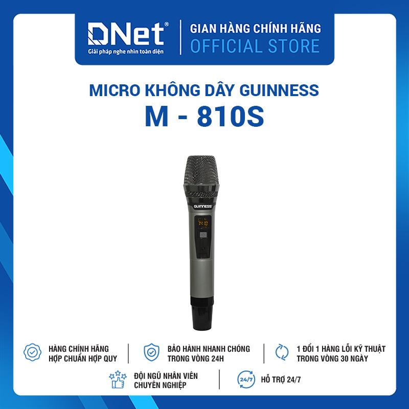 Micro Không Dây GUINNESS M - 810S