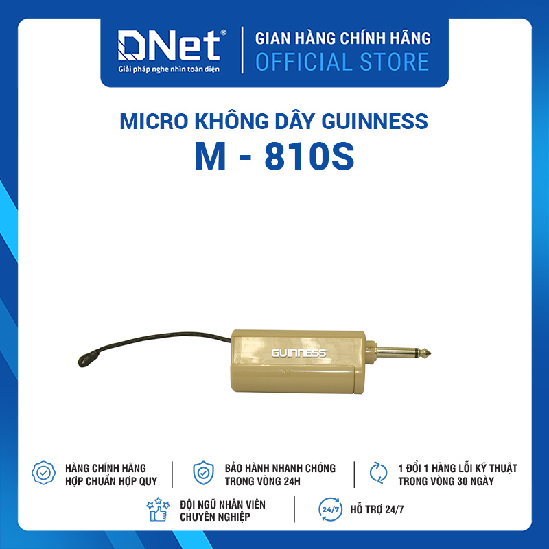 Micro Không Dây GUINNESS M - 810S