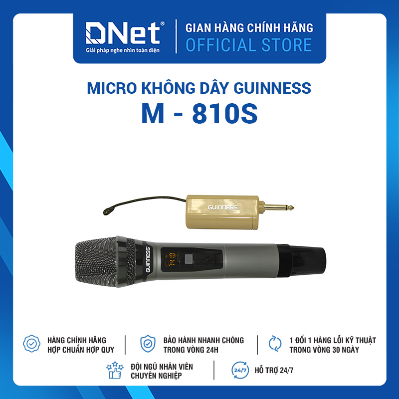 Micro Không Dây GUINNESS M - 810S