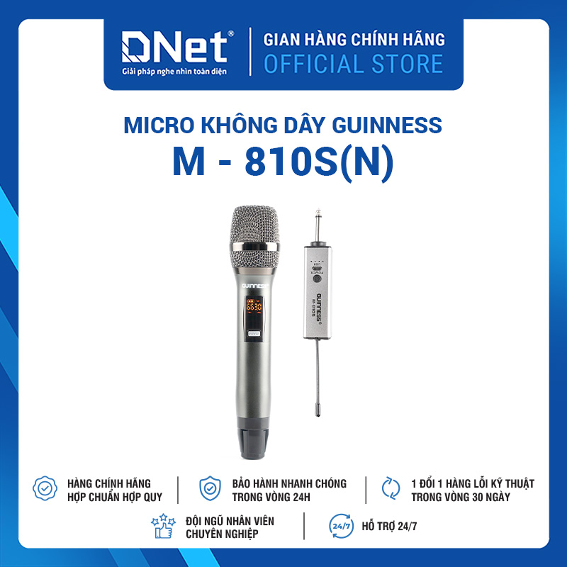 Micro Không Dây Guinness M - 810S(N)