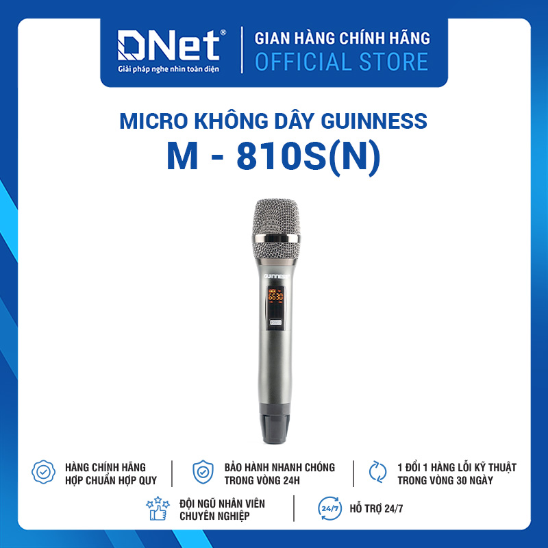 Micro Không Dây Guinness M - 810S(N)