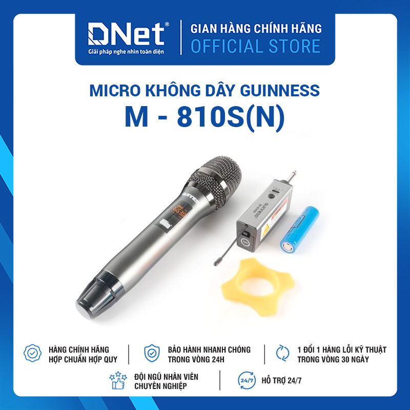 Micro Không Dây Guinness M - 810S(N)