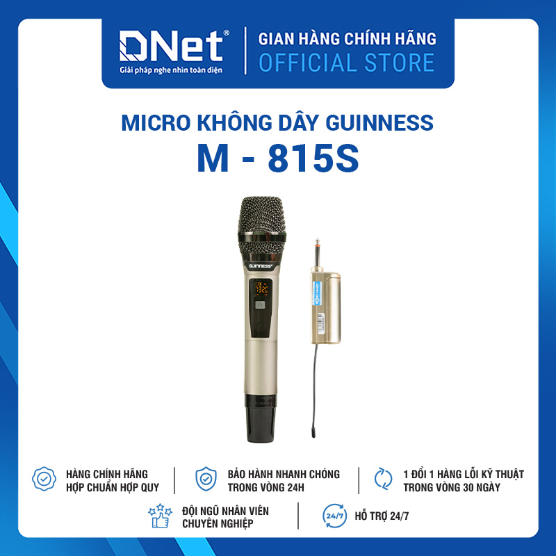 Micro Không Dây Guinness M - 815S