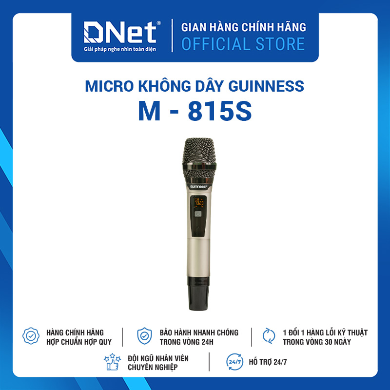 Micro Không Dây Guinness M - 815S
