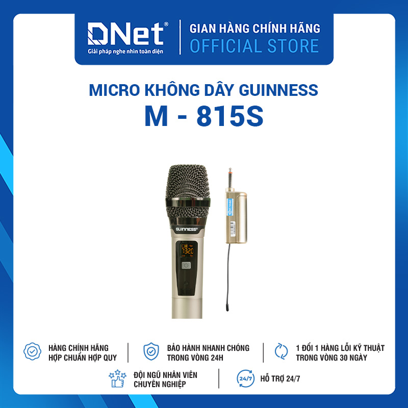 Micro Không Dây Guinness M - 815S
